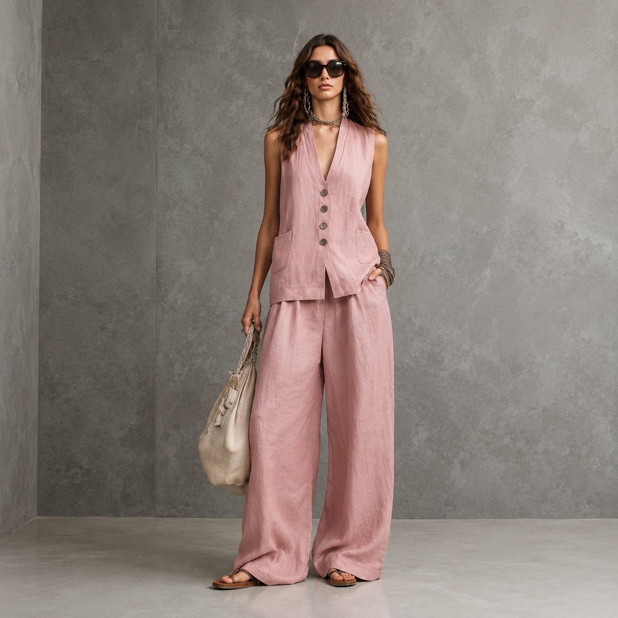 Marvelle | Tailored Ease Two-Piece Set