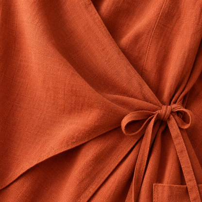 Solenne | Draped Wrap Blouse