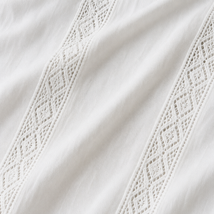 Etta |  LINEN MIDI DRESS WITH MAO COLLAR