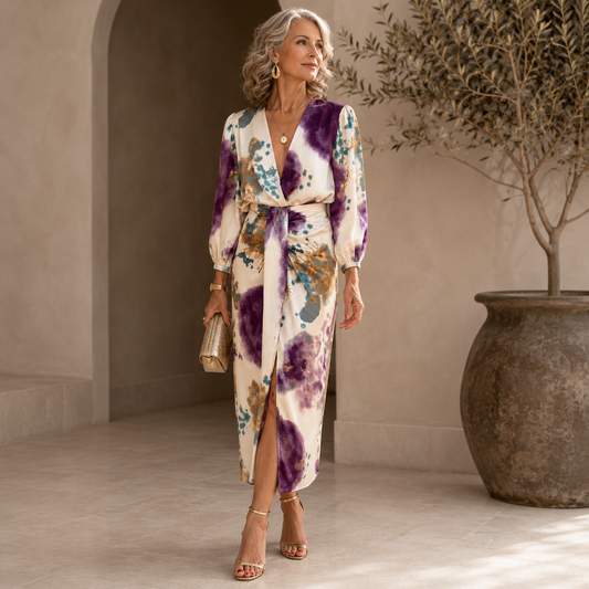 Seraphina | Abstract Print Skirt Set
