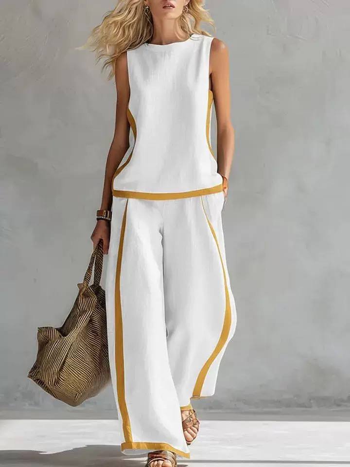 Aurene | linen two-piece outfit
