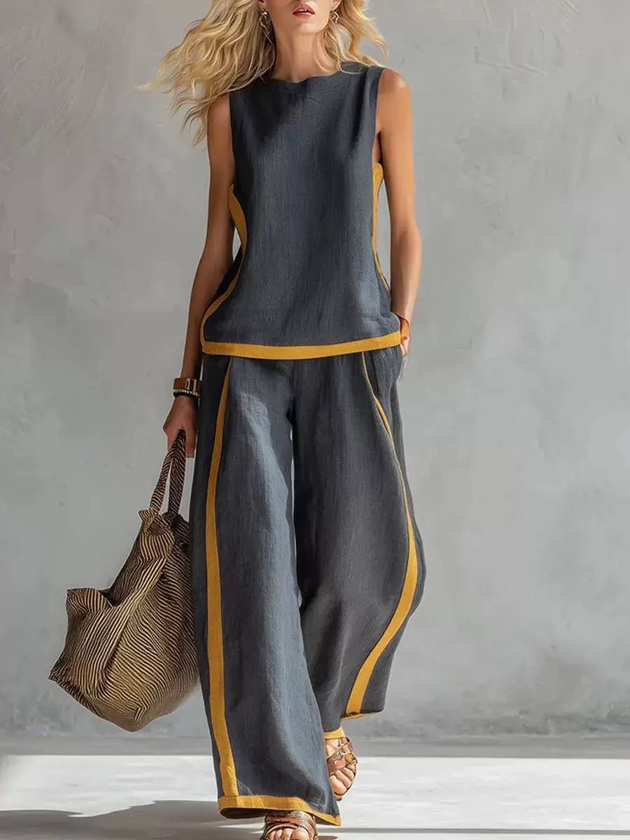 Aurene | linen two-piece outfit