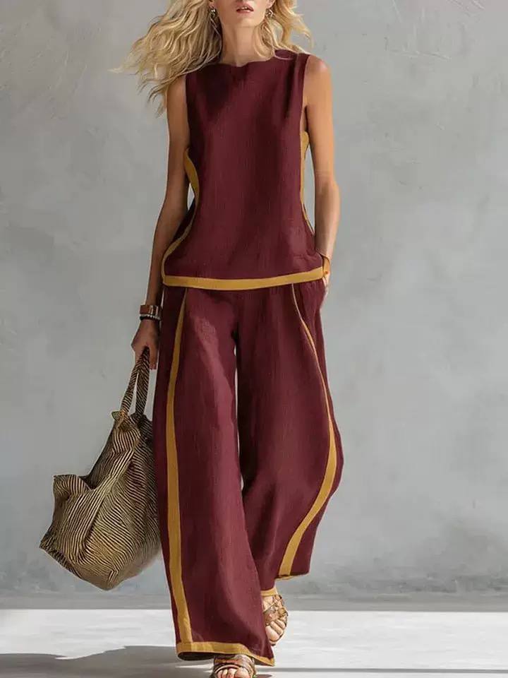 Aurene | linen two-piece outfit