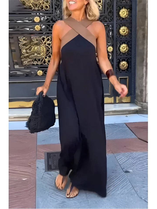 Denise | DRESS WITH CROSSED CUT