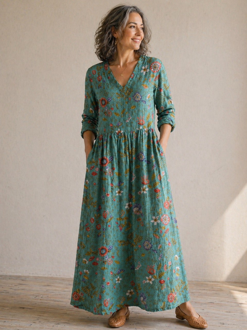 Bexley | Soft Meadow Floral Maxi Dress
