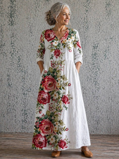 Anissa | Rose Garden Grace Maxi Dress