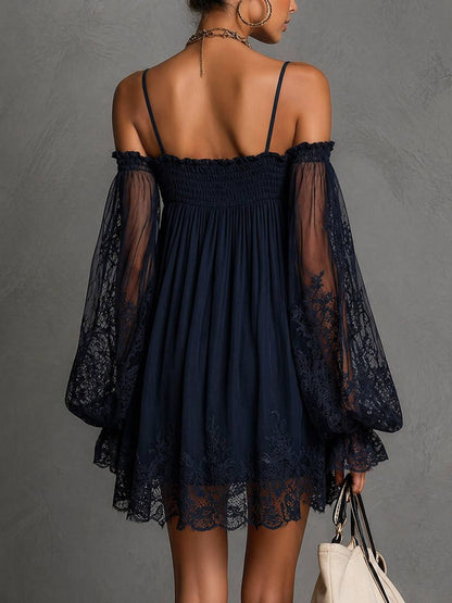 Belle | Lace Off-Shoulder Mini Dress