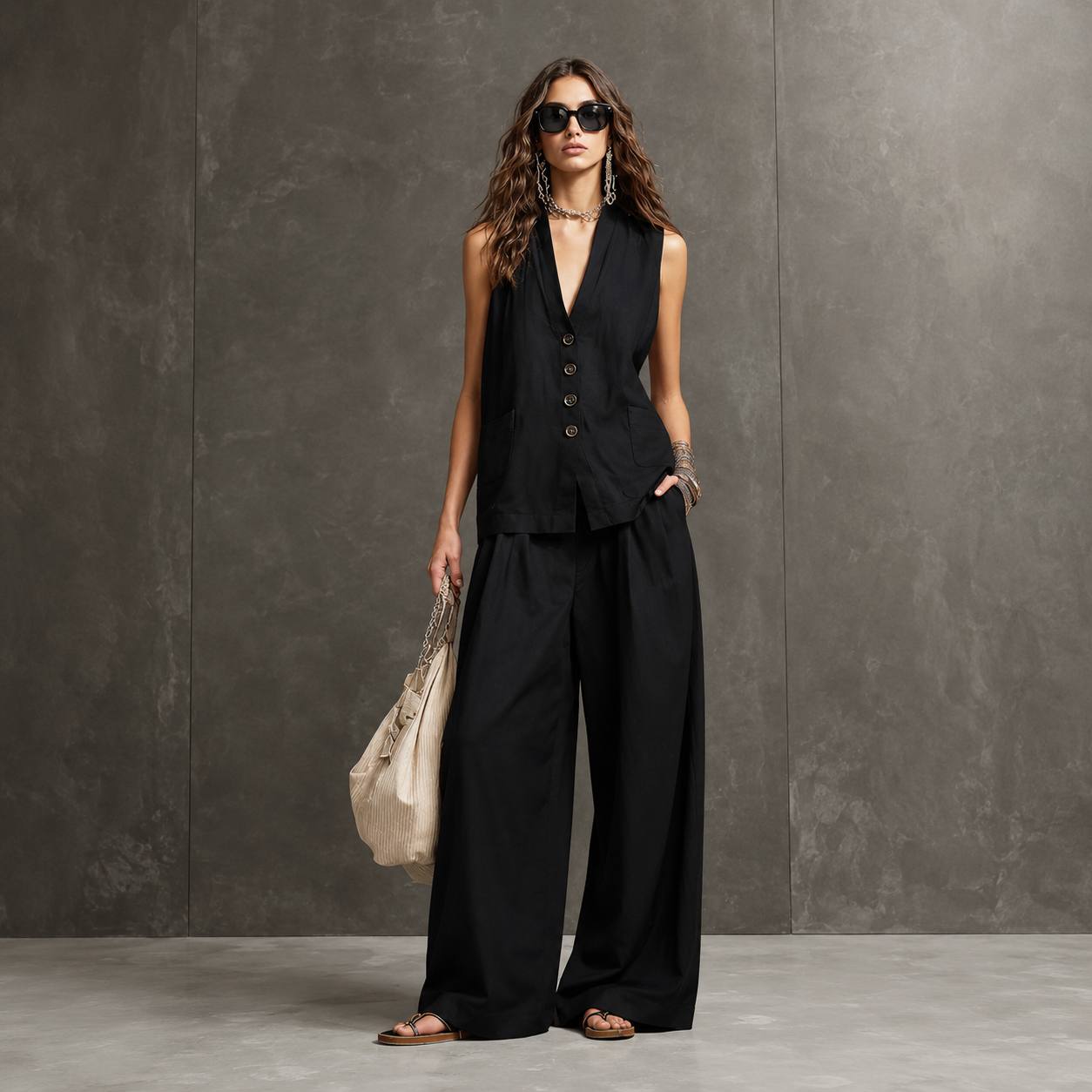Marvelle | Tailored Ease Two-Piece Set