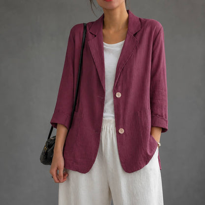 Sienna | Cotton Relaxed Blazer