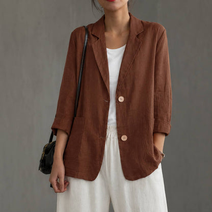 Sienna | Cotton Relaxed Blazer