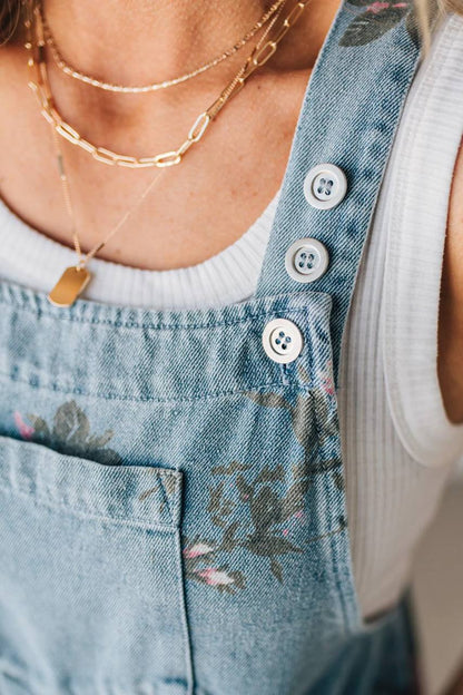 Willow | Floral Cotton Overall