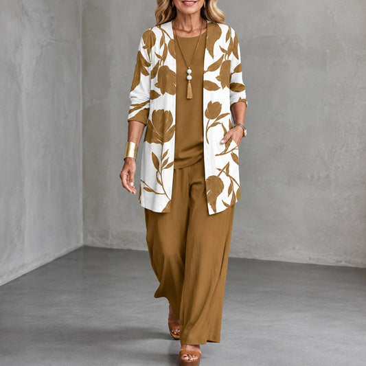Serena | Printed Layered Lounge Set