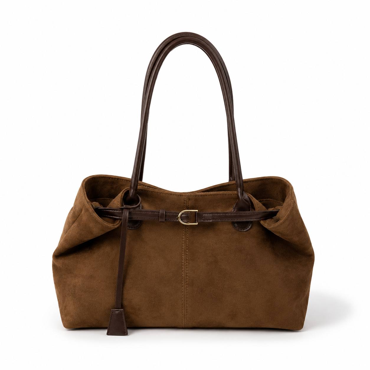 Emilia | Vintage Suede Tote Bag