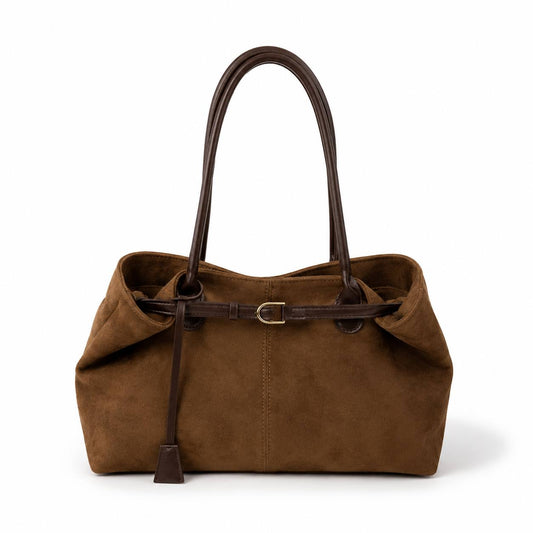 Emilia | Vintage Suede Tote Bag