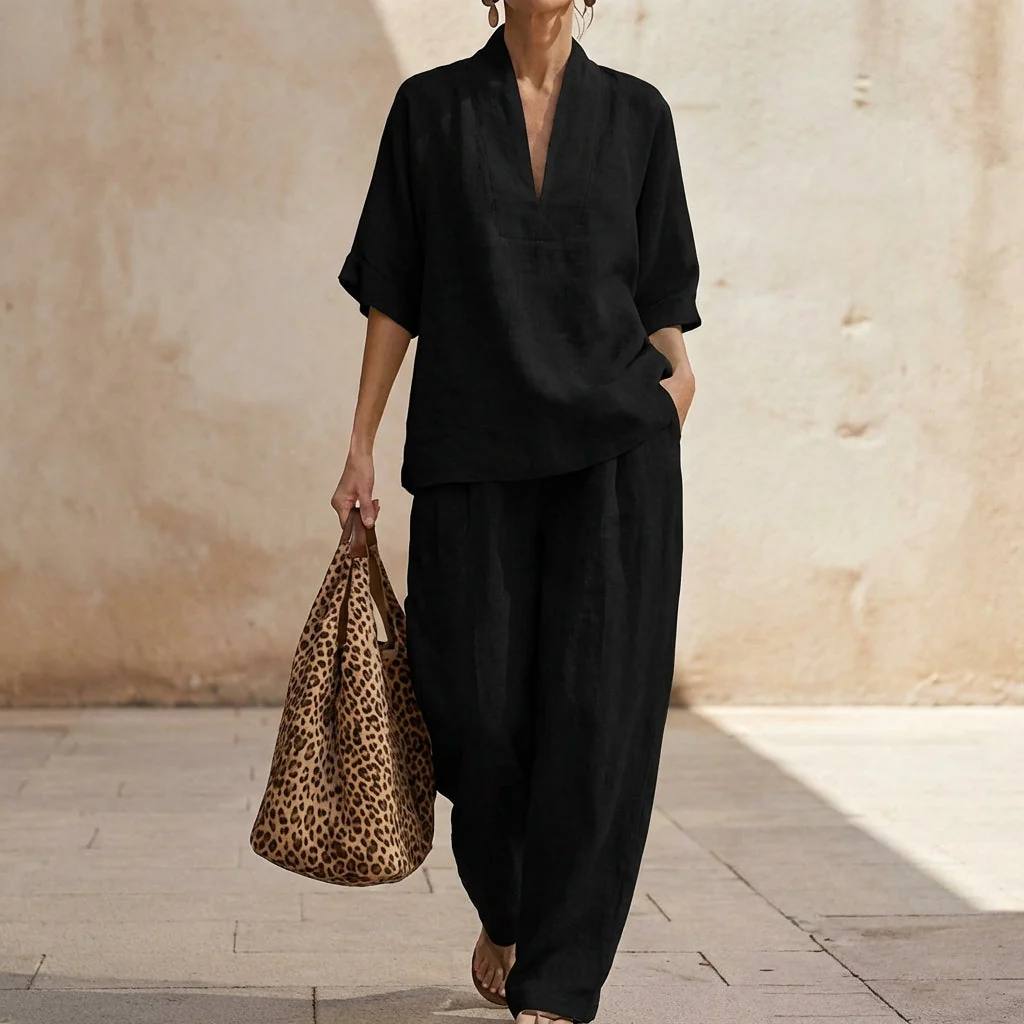 Aurora | Relaxed Linen Two-Piece Set