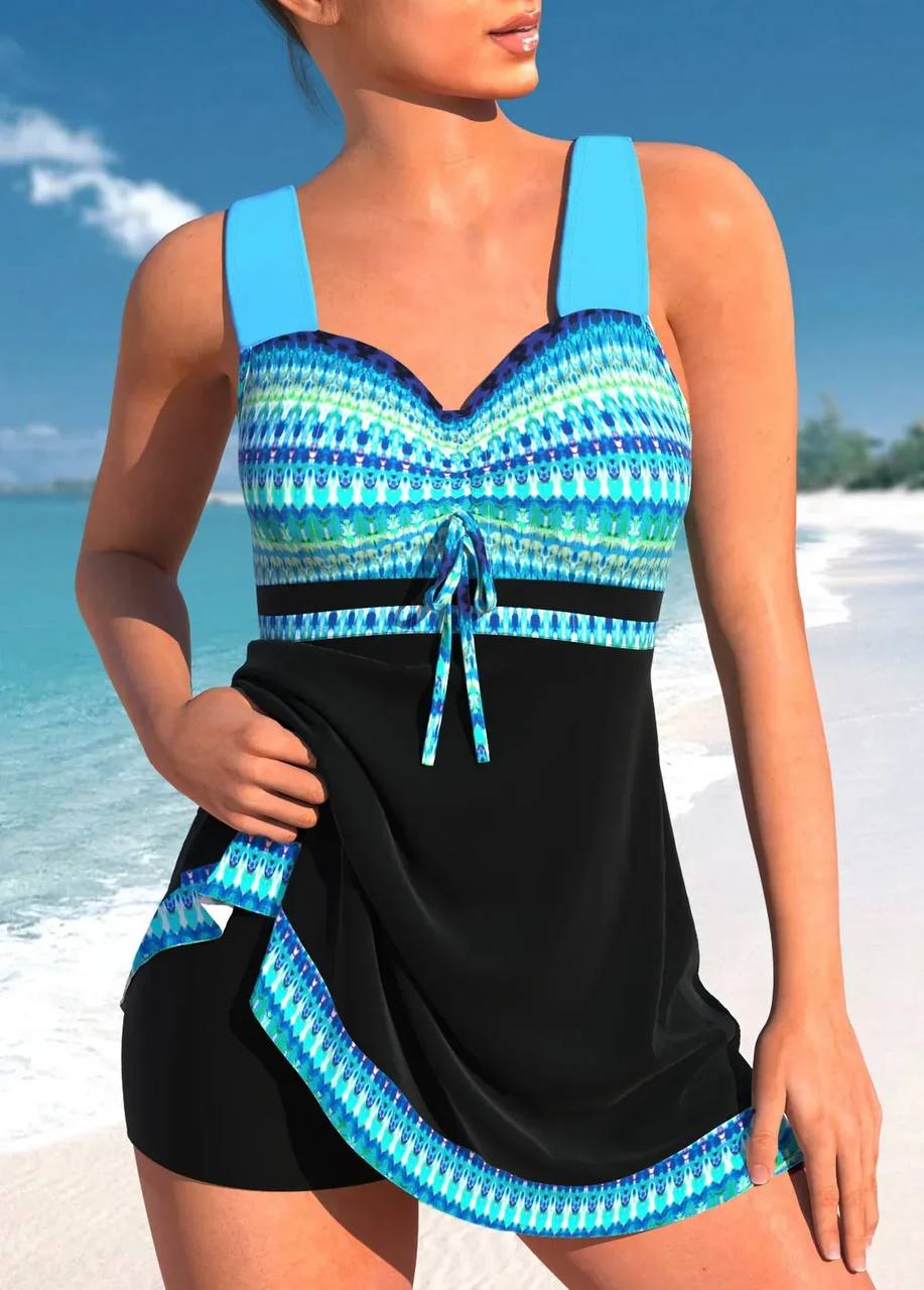 Marina | Coastal Print Swim Dress
