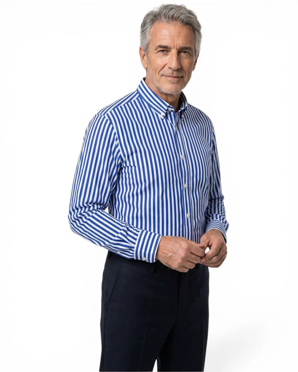 Harrison | Riviera Stripe Button-Down Shirt