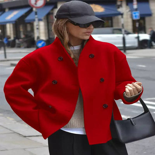 Women's Oversized Double Breasted Coat