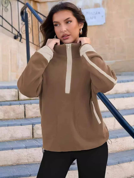 Women's Quarter Zip Fleece Pullover