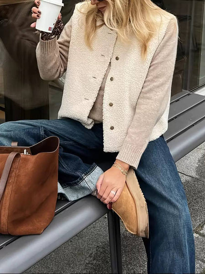 Women's Teddy Sherpa Fleece Vest