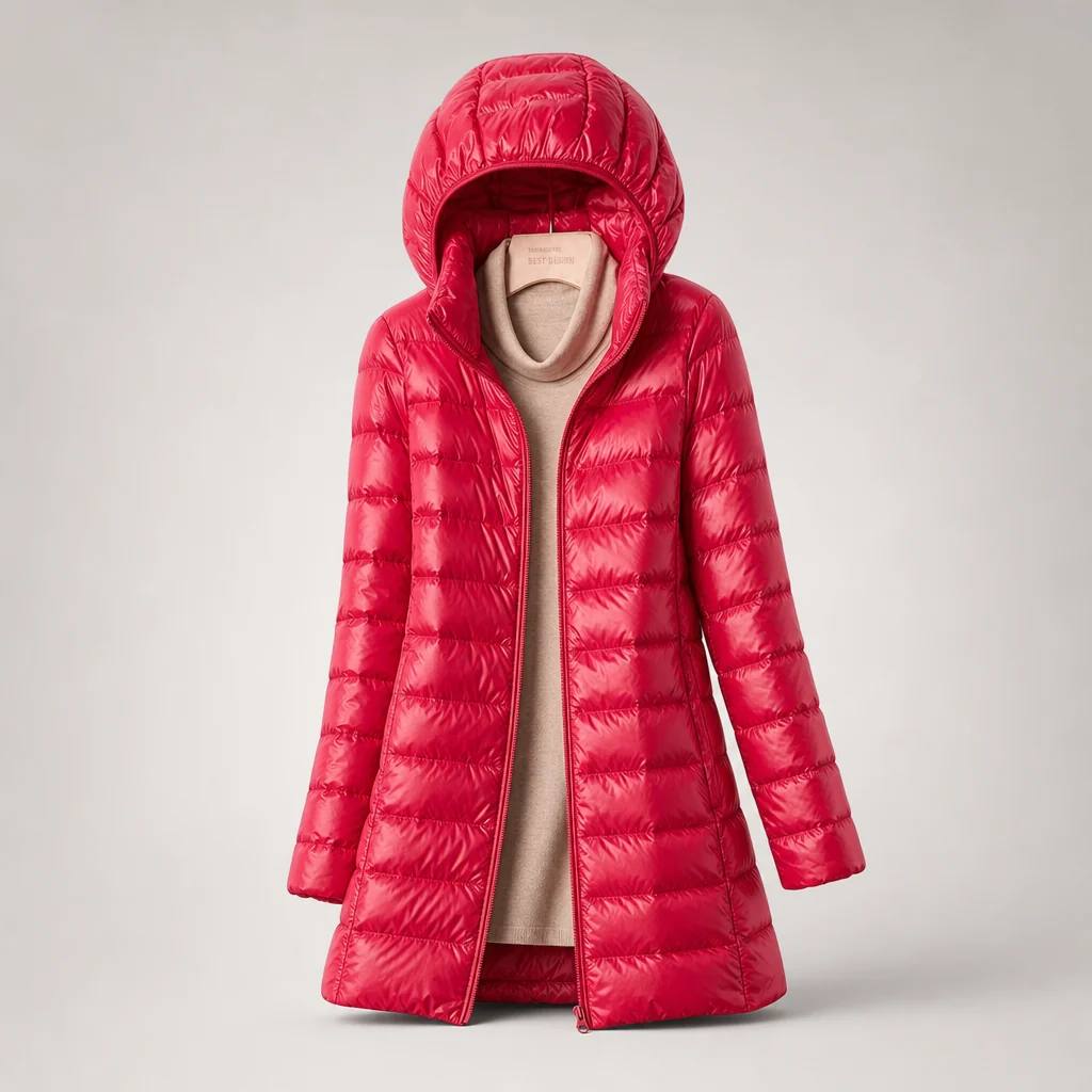 Women's Hooded Long Puffer Coat