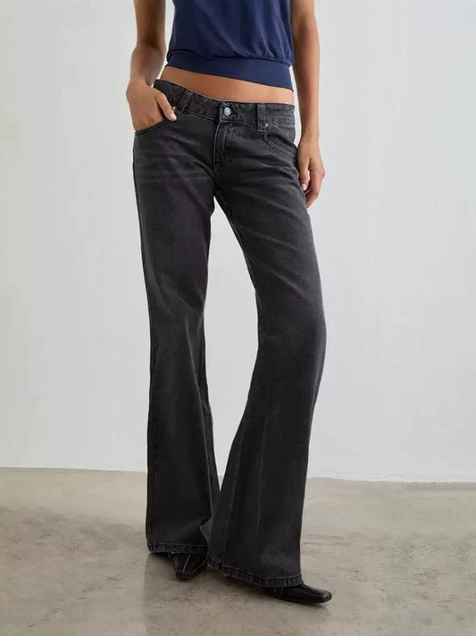 Women's Low Rise Flare Jeans