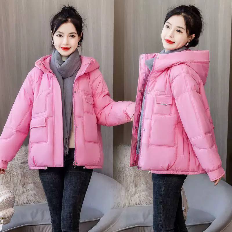 Hooded Puffer Jacket Quilted Design, Full-Zip Front, Multiple Utility Pockets & Relaxed Fit