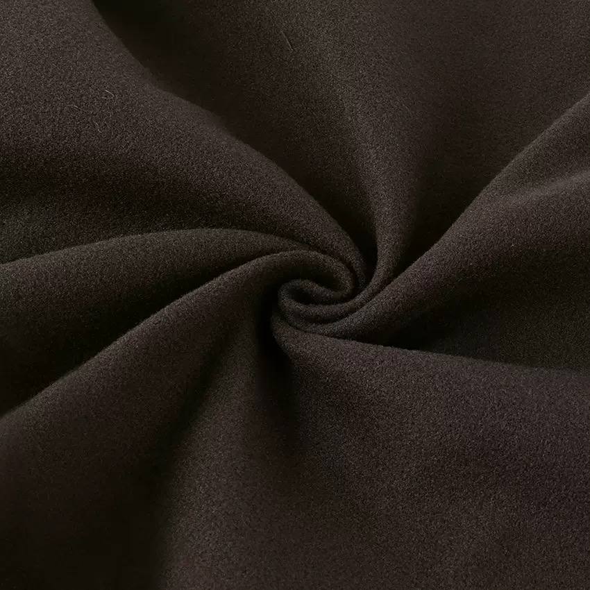 Women’s Draped High-Neck Jacket – Belted Waist Long-Sleeve
