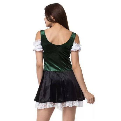 Forest Festival Lace-Up Maid Costume