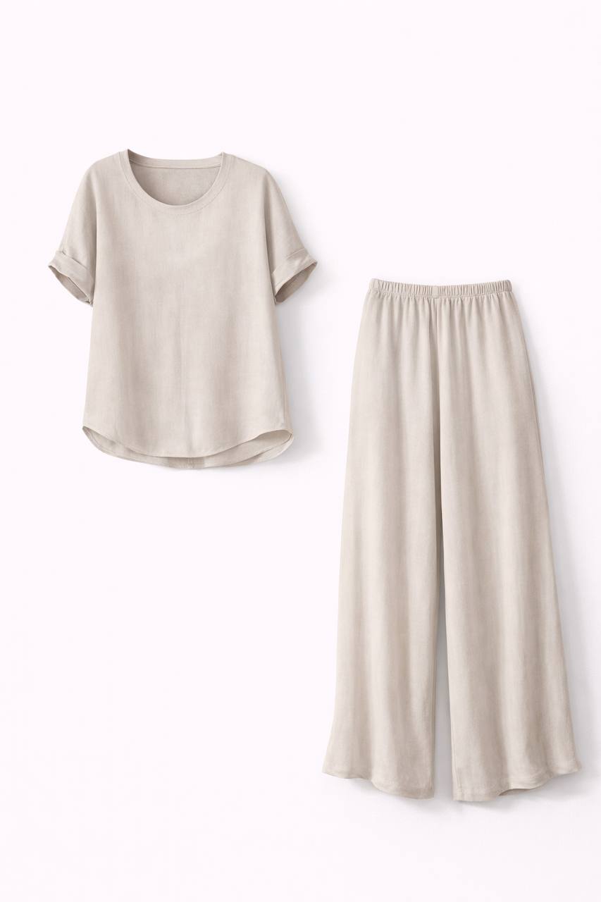 Women's Lightweight Two Piece Pants Set