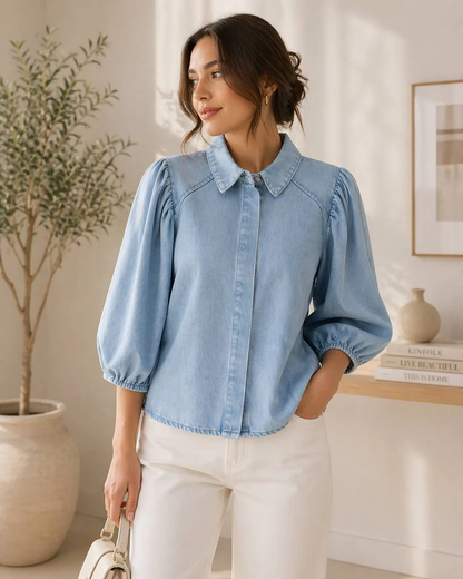 Ella | Statement Denim Shirt